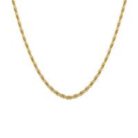 Halskette, 304 Edelstahl, Französische Seilkette & unisex & verschiedene Größen vorhanden, Goldfarbe, verkauft von PC