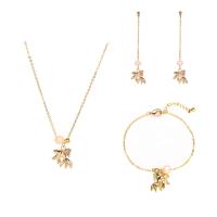 Natural Cultured Freshwater Pearl Jewelry Sets, Brass, with Freshwater Pearl, real gold plated, different styles for choice & for woman, Sold By PC