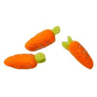 Hair Accessories DIY Findings, Felt, Carrot, polished, orange, 67mm, Sold By PC