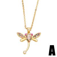 Cubic Zircon Micro Pave Brass Necklace brass lobster clasp micro pave cubic zirconia & for woman Length 49 cm Sold By PC