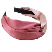 Hair Bands Polyester with Plastic fashion jewelry & cross & Korean style & for woman & two tone 160*130mmuff0c40cm Sold By PC