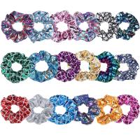 Hair Scrunchies, Cloth, Girl & fashion jewelry & for woman, more colors for choice, 110x45mm, 2PCs/Bag, Sold By Bag