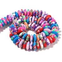 Polymer Ton Perlen , Abakus,Rechenbrett, DIY, 10mm, Bohrung:ca. 2.5mm, ca. 100PCs/Strang, verkauft per ca. 9.84 ZollInch Strang