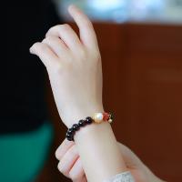 Natürlicher Granat -Armband, mit Yunnan roter Achat & Natürliche kultivierte Süßwasserperlen, Modeschmuck & für Frau, 8mm, verkauft per ca. 5.51-6.29 ZollInch Strang