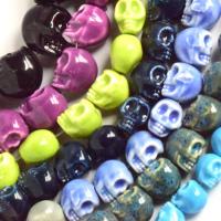 Synthetische Türkis Perle, Schädel, handgemacht, DIY & verschiedene Größen vorhanden, keine, 20PCs/Tasche, verkauft von Tasche