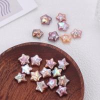 Cultured No Hole Freshwater Pearl Beads, Star, natural, DIY, more colors for choice, 10-14mm, Sold By PC