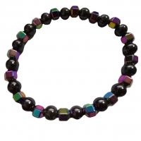 Hematite Bracelet, Unisex, multi-colored, Length:Approx 21 cm, Sold By PC
