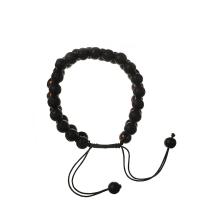 Gemstone Bracelets, Hematite, with Natural Stone & Polyester Cord, Unisex & anti-fatigue, more colors for choice, Length:Approx 21 cm, Sold By PC