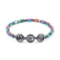 Hematite Anklet, Unisex & anti-fatigue, mixed colors, Sold By PC