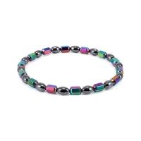 Hematite Anklet Unisex & radiation protection mixed colors Length Approx 21 cm Sold By PC