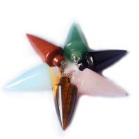 Gemstone Pendants Jewelry Natural Stone Conical & Unisex Sold By PC