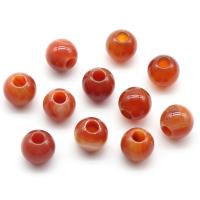 Gemstone Large Hole Bead, Round, DIY & different materials for choice, more colors for choice, 16mm, Sold By PC