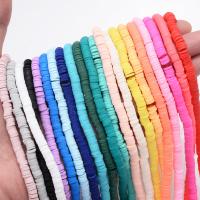 Polymeer Klei Kralen, Polymer Clay, DIY, meer kleuren voor de keuze, 5mm, Per verkocht Ca 15 inch Strand