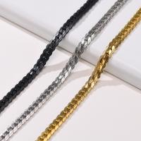 Κοσμήματα από ανοξείδωτο χάλυβα βραχιόλι, 304 από ανοξείδωτο χάλυβα, με 1.57inch επεκτατικού αλυσίδας, κοσμήματα μόδας & για τον άνθρωπο, περισσότερα χρώματα για την επιλογή, 6mm, Sold Per Περίπου 7.4 inch Strand