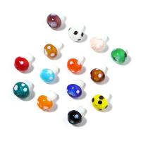 Perles murano faites à la main , chalumeau, champignon, travail au pinceau, DIY & normes différentes pour le choix, plus de couleurs à choisir, 10PC/sac, Vendu par sac