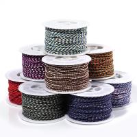 Cotton Cord, Cotton Thread, with Plastic, DIY, more colors for choice, 2mm, 25m/Spool, Sold By Spool