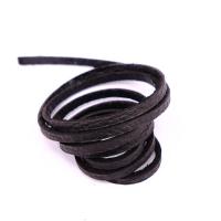 Cowhide Cord, Stick, DIY, more colors for choice, 4x2mm, Length:Approx 1 m, Sold By PC