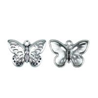 Zinc Alloy Animal Pendants Butterfly plated DIY nickel lead & cadmium free Sold By PC