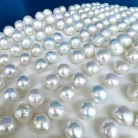 Boucles d'oreilles en perles d'eau douce, perle d'eau douce cultivée, bijoux de mode & pour femme, blanc, 11-12mm, Vendu par paire