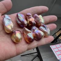 Natural Freshwater Pearl Loose Beads, Baroque, DIY, multi-colored, 14-18mm, Sold By PC