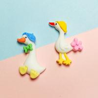Mobile Phone DIY Decoration, Resin, Duck, different styles for choice & enamel, more colors for choice, 10PCs/Bag, Sold By Bag