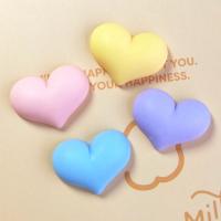 Mobile Phone DIY Decoration, Resin, Heart, epoxy gel, more colors for choice, 17x22mm, 10PCs/Bag, Sold By Bag