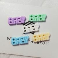 Mobile Phone DIY Decoration, Resin, enamel, more colors for choice, 12x30mm, 10PCs/Bag, Sold By Bag