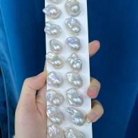Naturel d'eau douce perles, perle d'eau douce cultivée, Baroque, DIY, blanc, 13-15mm, Vendu par PC