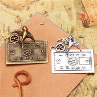 Tibetan Style Pendants, plated, more colors for choice, 40x38mm, Sold By PC