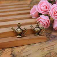 Tibetan Style Pendants, plated, antique bronze color, 21x19mm, Sold By PC