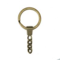 Zinc Alloy Key Clasp Setting plated 32mm Sold By PC