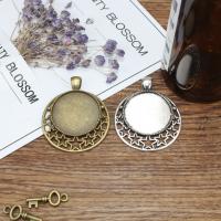 Zinc Alloy Pendant Cabochon Setting plated Sold By PC