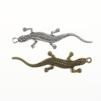 Zinc Alloy Animal Pendants Lizard plated Sold By PC