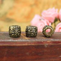 Bijoux de perles en alliage de Zinc , Placage, DIY, couleur bronze antique, 9x8mm, Vendu par PC