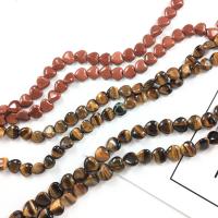 Mischedelstein Perlen, Naturstein, Herz, poliert, DIY & verschiedene Stile für Wahl, keine, verkauft per ca. 20 cm Strang