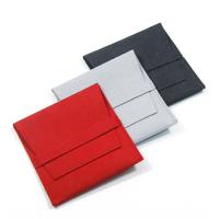 Microfiber PU Mini Storage Bag, Square, more colors for choice, 80x80mm, Sold By PC