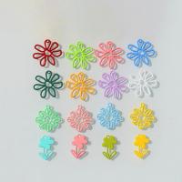Tibetan Style Flower Pendants, stoving varnish, DIY & different styles for choice, more colors for choice, nickel, lead & cadmium free, Sold By PC