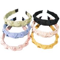 Hair Bands, Polyester, with Plastic, handmade, Korean style & for woman, more colors for choice, 135mm, Sold By PC