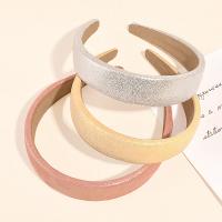 Hair Bands, Leather, with Sponge, Korean style & for woman, more colors for choice, 130x30mm, Sold By PC