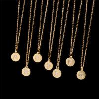 Brass Chain Necklace, Unisex & different designs for choice & with rhinestone, golden, nickel, lead & cadmium free, 1.6mm,11*11mm, Length:Approx 15.75-17.72 Inch, Sold By PC
