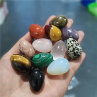 misto de pedras semi-preciosas Joias para massagem, Oval, polido, materiais diferentes para a escolha, 20x30mm, vendido por PC