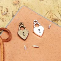 Zinc Alloy Heart Pendants plated DIY nickel lead & cadmium free Sold By PC