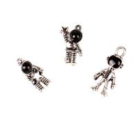 Zinc Alloy Pendants Astronaut plated DIY nickel lead & cadmium free Sold By PC