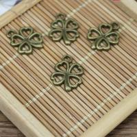 Zinc Alloy Clover Pendant Four Leaf Clover plated DIY & hollow nickel lead & cadmium free Sold By PC