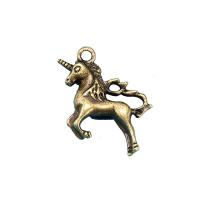 Tibetan Style Animal Pendants, Horse, plated, DIY, more colors for choice, nickel, lead & cadmium free, 24x23mm, Sold By PC
