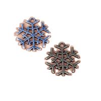 Tibetan Style Hollow Pendants, Snowflake, plated, DIY, more colors for choice, nickel, lead & cadmium free, 20mm, Sold By PC