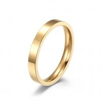 Палец кольцо из нержавеющей стали, Нержавеющая сталь 304, Мужская & разный размер для выбора, Много цветов для выбора, 3mm, размер:5-12, продается PC