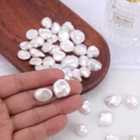 Natural Freshwater Pearl Loose Beads, Keshi, DIY & no hole, white, 12-16mm, Sold By PC