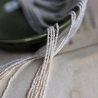 Perlas Arroz Freshwater, Perlas cultivadas de agua dulce, Bricolaje, Blanco, 2-2.5mm, Vendido para aproximado 14-15 Inch Sarta