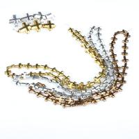 Nicht-magnetische Hämatit Perlen, Kreuz, DIY, keine, 8x10mm, 40PCs/Strang, verkauft per ca. 38 cm Strang